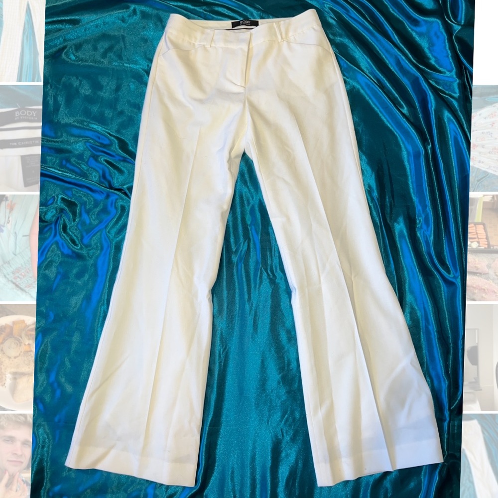 White Formal Pants